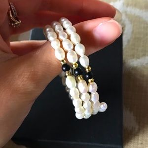 Pearl wrap bracelet